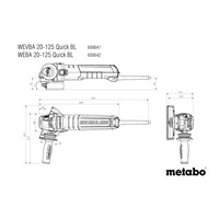 WEVBA 20-125 Quick BL | Ø125 mm Vinkelslip | 230V