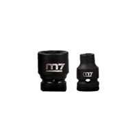 "m7_1/2"" Dr. Impact Socket 21mm Black, Laser logo"
