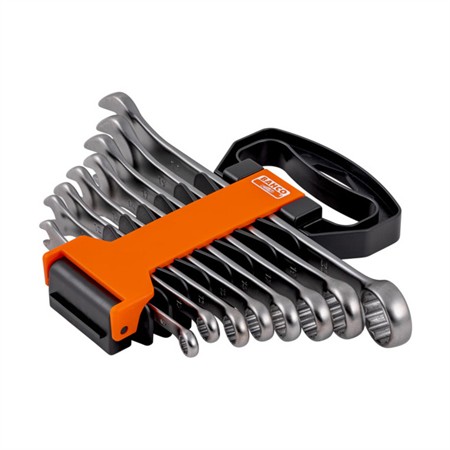 Sats med platta u-ringnycklar i metriska dimensioner - 8 delar