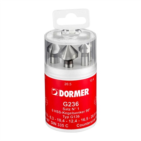 Försänkarsats G236 6,3-20,5 6 st