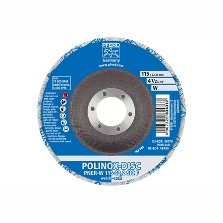 POLINOX-DISC PNER-W  115-22,2 C FIN