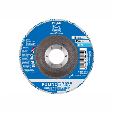 POLINOX-DISC PNER-MW  115-22,2 C FIN