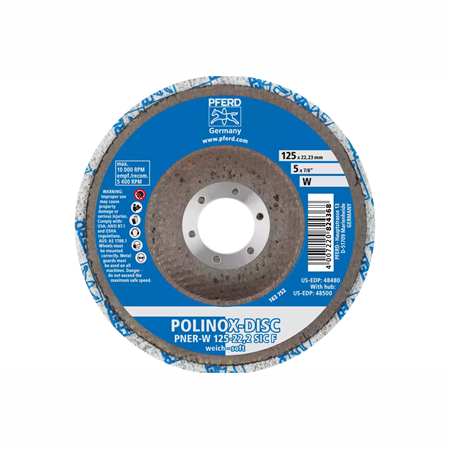 POLINOX-DISC PNER-W  125-22,2 C FIN