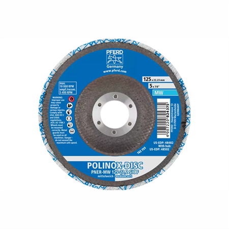 POLINOX-DISC PNER-MW  125-22,2 C FIN