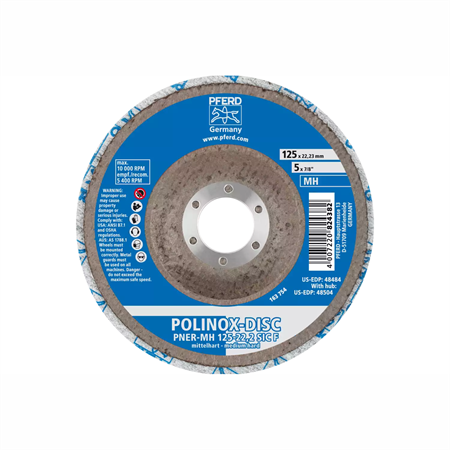 POLINOX-DISC PNER-MH  125-22,2 C FIN